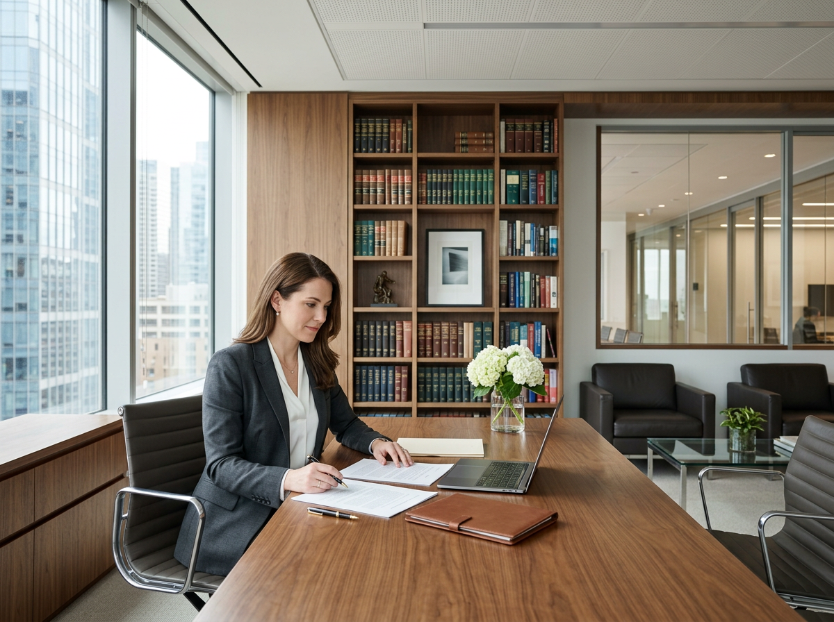 Legal office interior